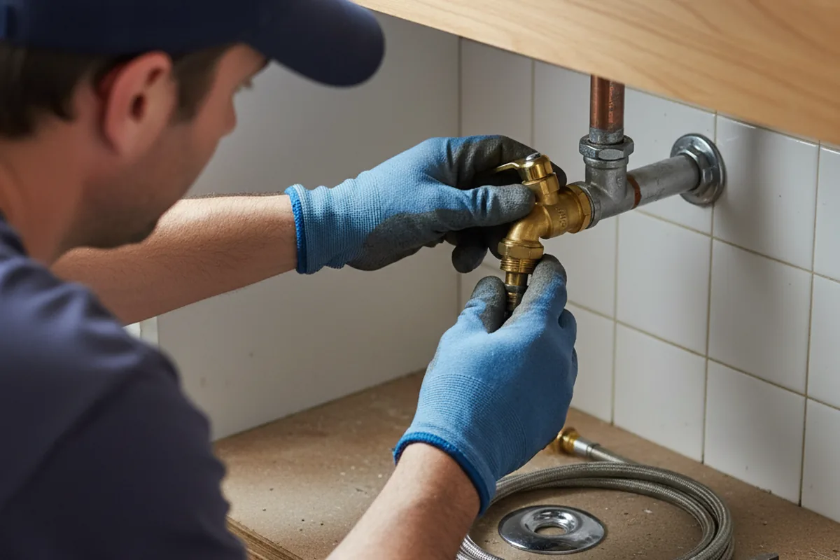 Shutoff valve and fitting work during Faucet and Fixture Repair in Chesnee